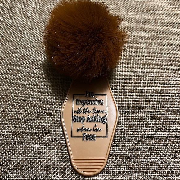 Accessories | Im Expensive Pinup Girl Motel Keychain | Poshmark